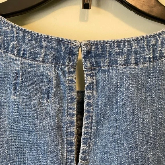 J.CREW Chambray shift dress in spring blossom wash | NWOT - Picture 9 of 12